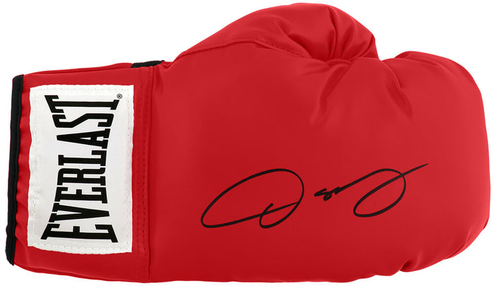 Oscar De La Hoya Autographed Everlast Red Boxing Glove-Powers Sports Memorabilia