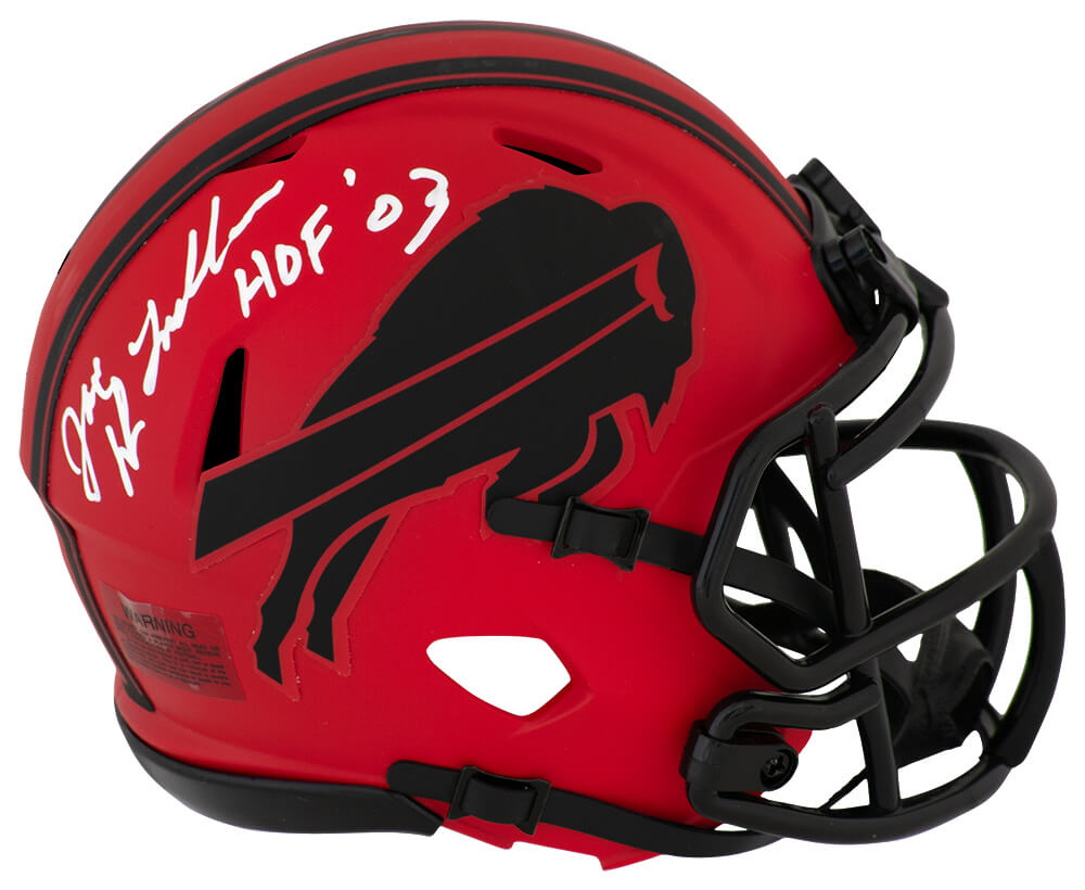 Joe DeLamielleure Buffalo Bills Autographed RAVE Riddell Mini Helmet-Powers Sports Memorabilia