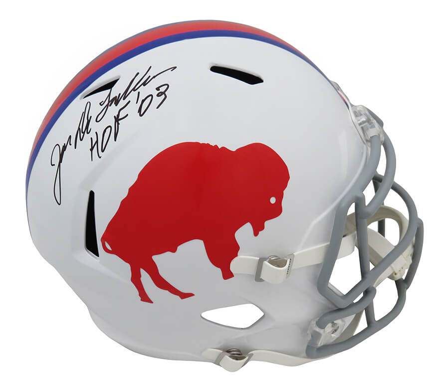 Joe DeLamielleure Buffalo Bills Autographed Throwback Riddell Replica-Powers Sports Memorabilia