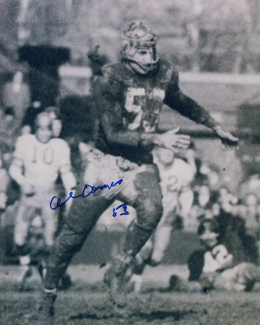 Art Demao Washington Redskins Signed 8x10 Photo-Powers Sports Memorabilia
