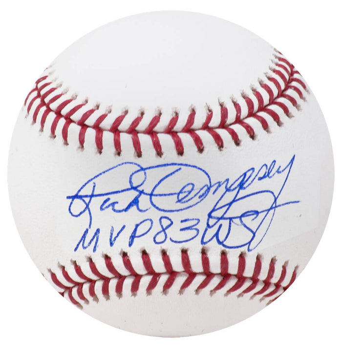 Rick Dempsey Autographed Rawlings Official MLB Baseball with MVP 83 WS-Powers Sports Memorabilia