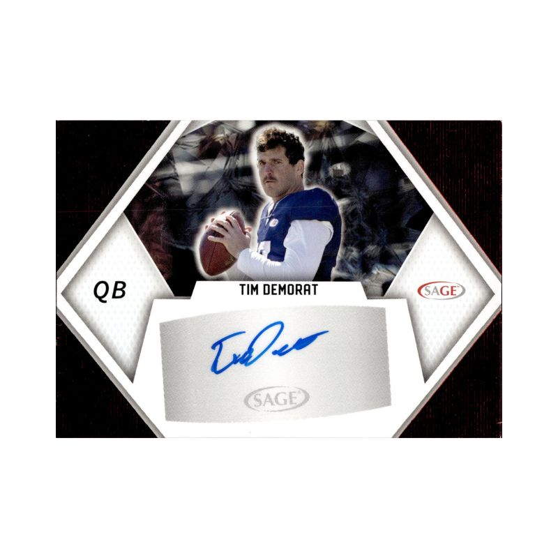 Tim DeMorat Fordham University Set of 2 Trading Cards - 1 Signed 2023 Sage and 1 Panini Prizm 2023 Draft Picks #114-Powers Sports Memorabilia