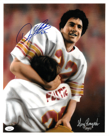 Doug Flutie Autographed Boston College Eagles 12X15 Photo/Litho #22 Dual Sig - JSA (Heisman) Miracle In Miami-Powers Sports Memorabilia