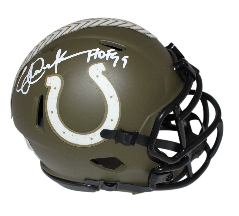 Eric Dickerson Los Angeles Rams Salute Signed Mini Helmet HOF Beckett-Powers Sports Memorabilia
