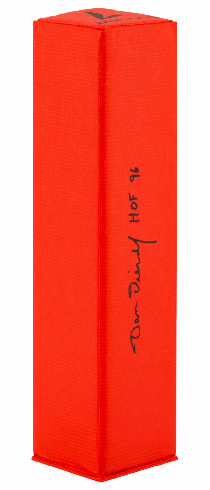 Dan Dierdorf Autographed BSN Orange Football Endzone Pylon w/ HOF 96
