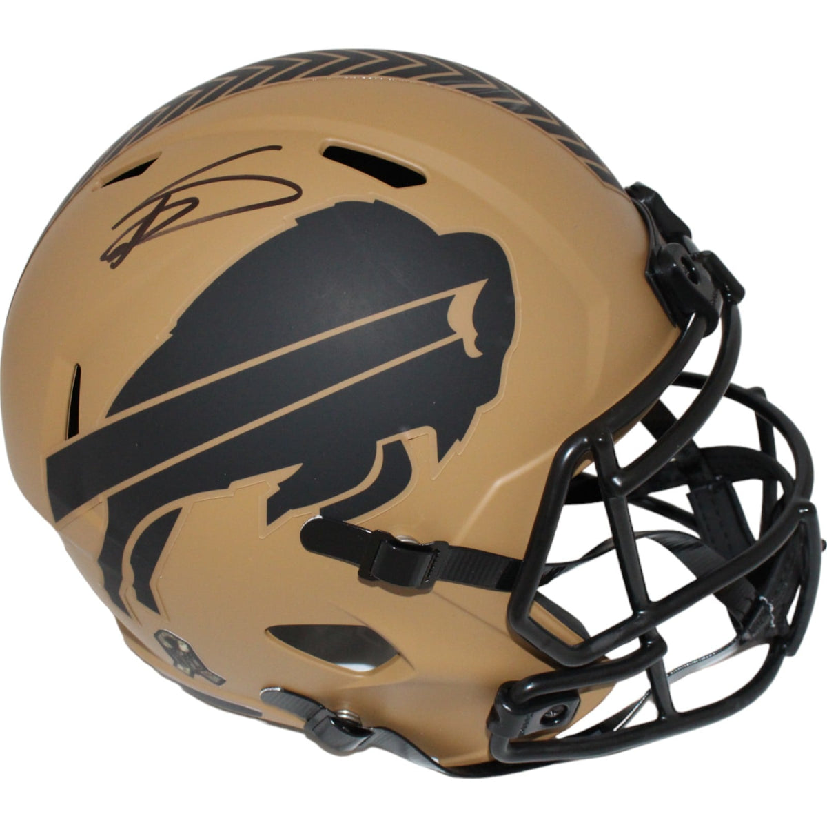 Stefon Diggs Signed Buffalo Bills Full-Size 23 Salute Helmet – Beckett Authenticated-Powers Sports Memorabilia