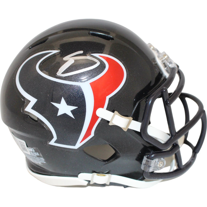 Stefon Diggs Signed Houston Texans '24 Mini Helmet – Beckett Authenticated-Powers Sports Memorabilia