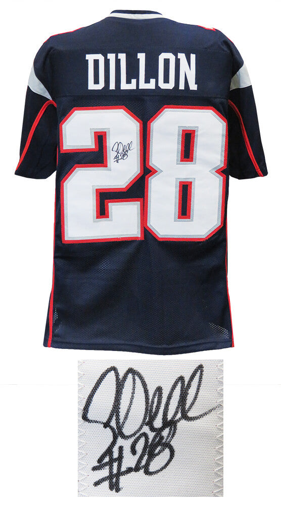 Corey Dillon Autographed Navy Custom Football Jersey