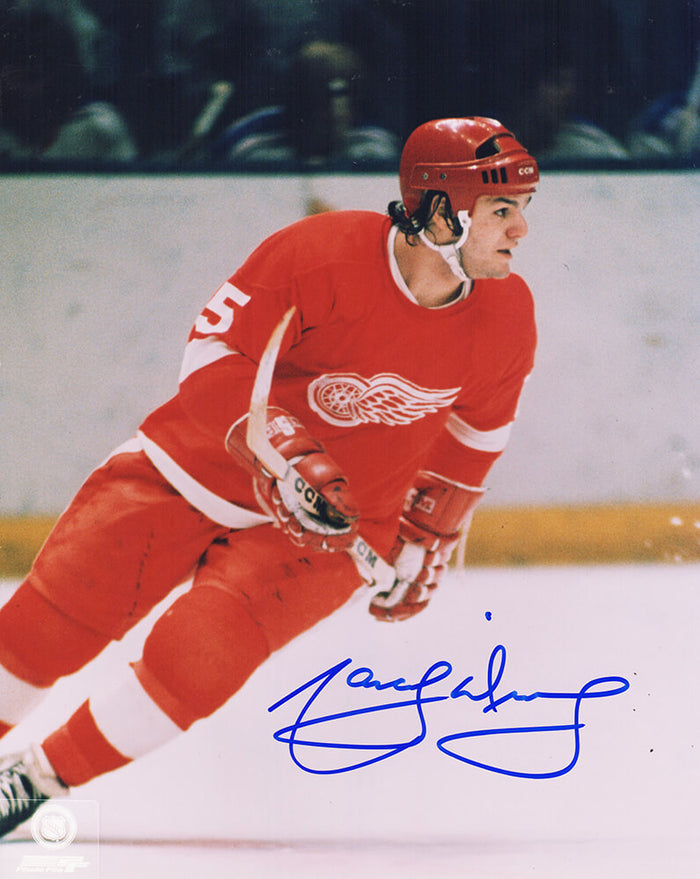 Marcel Dionne Detroit Red Wings Autographed Action 8x10 Photo