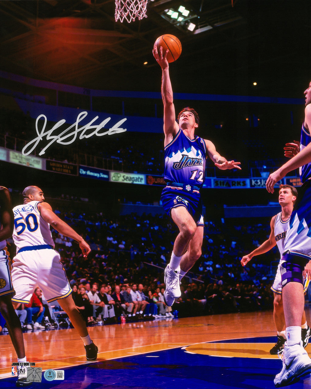 John Stockton Autograph Signing-Powers Sports Memorabilia