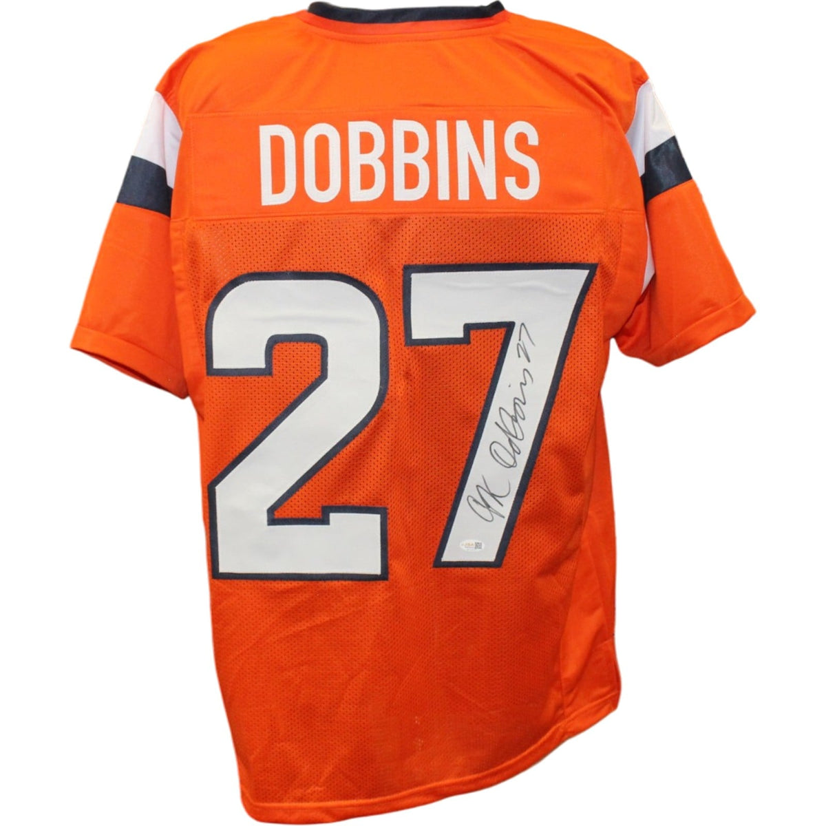 JK Dobbins Autographed/Signed Pro Style Size XL Orange Jersey – JSA Authenticated-Powers Sports Memorabilia