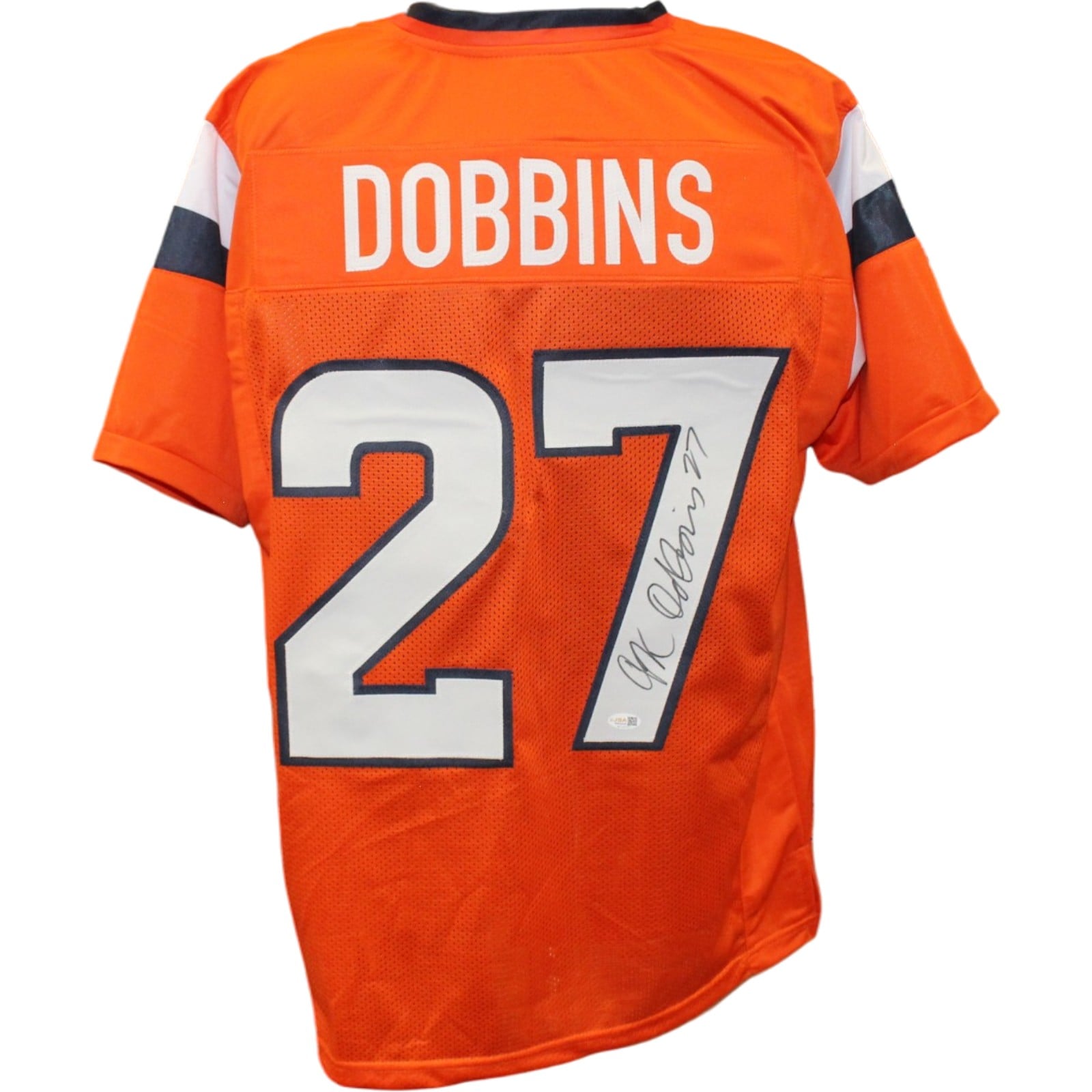 JK Dobbins Autographed/Signed Pro Style Size XL Orange Jersey – JSA Authenticated-Powers Sports Memorabilia