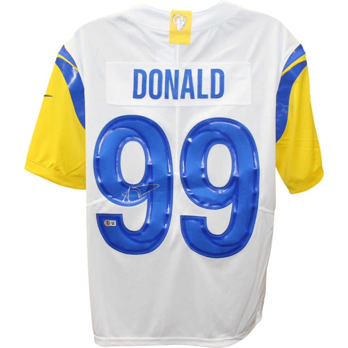 Aaron Donald Signed Los Angeles Rams Nike Vapor XL Jersey – Beckett Authenticated-Powers Sports Memorabilia