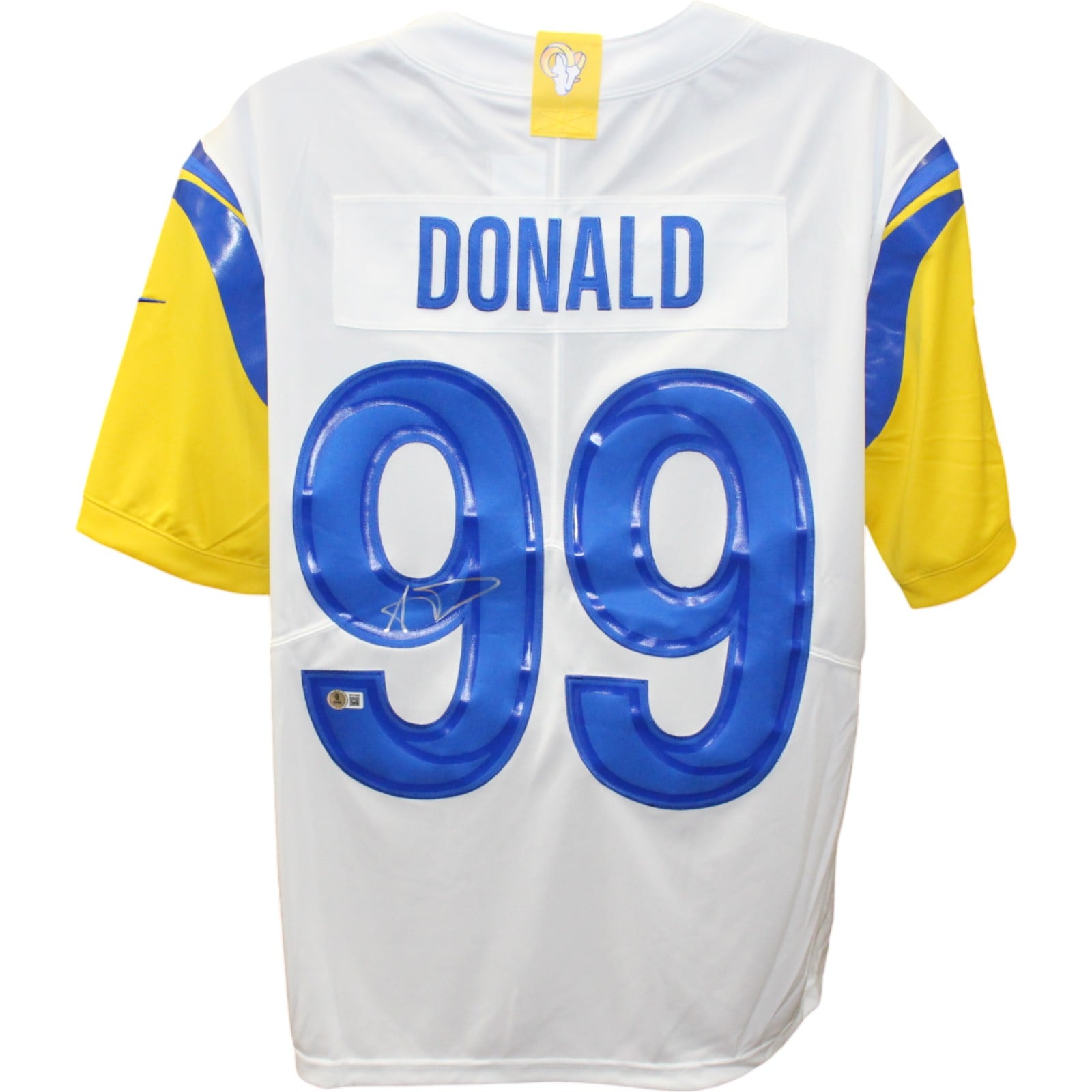 Aaron Donald Signed Los Angeles Rams Nike Vapor XL Jersey – Beckett Authenticated-Powers Sports Memorabilia