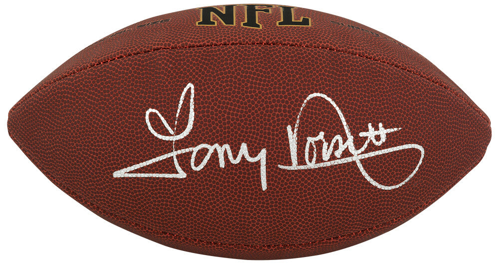 Tony Dorsett Autographed Wilson Super Grip Full Size NFL Football-Powers Sports Memorabilia