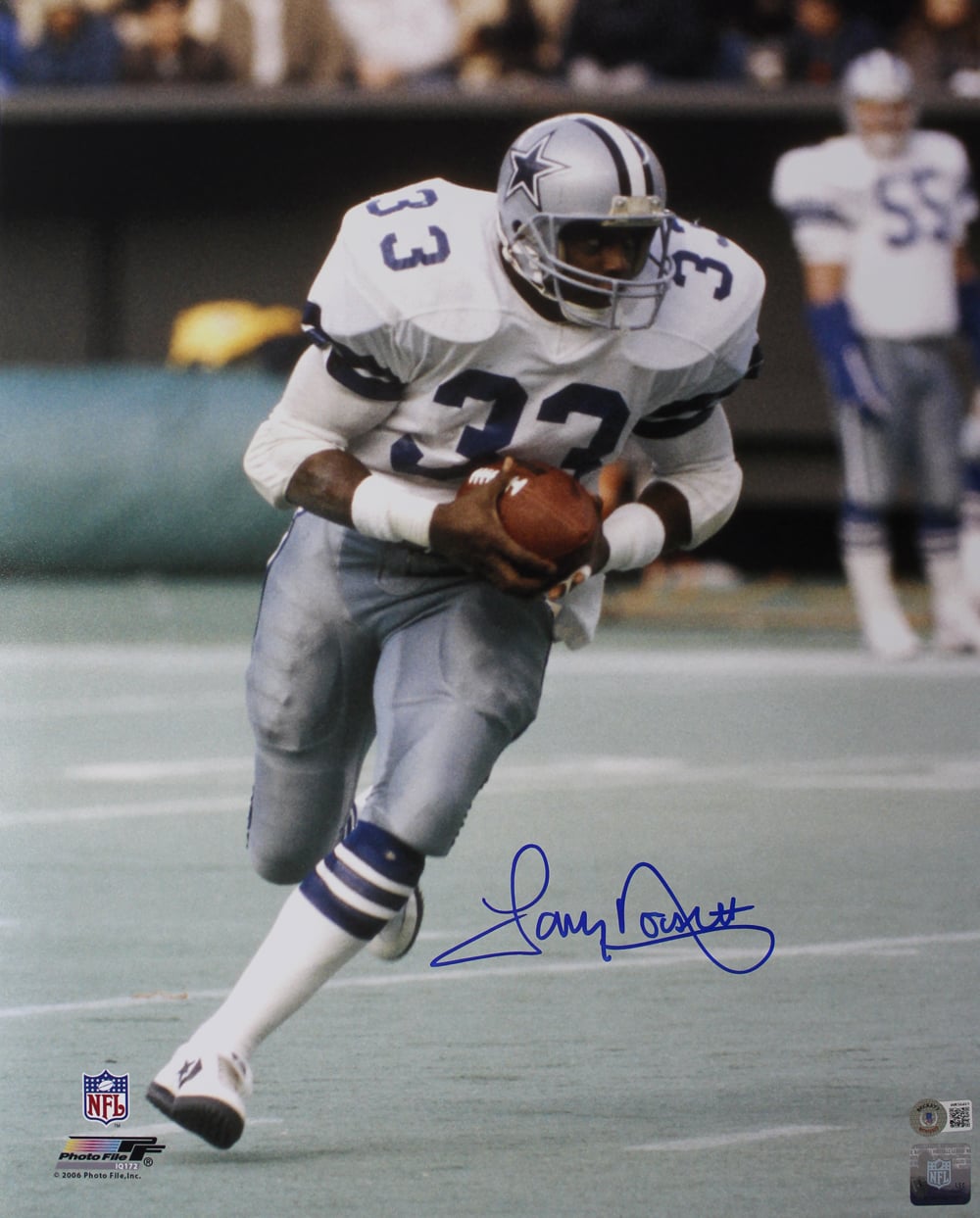 Tony Dorsett Signed Dallas Cowboys 16x20 Photo – Vertical – Beckett Authenticated-Powers Sports Memorabilia