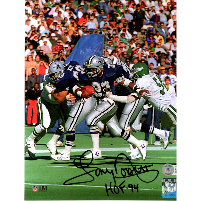 Tony Dorsett Signed Dallas Cowboys 8x10 Photo HOF – Beckett Witness Authenticated