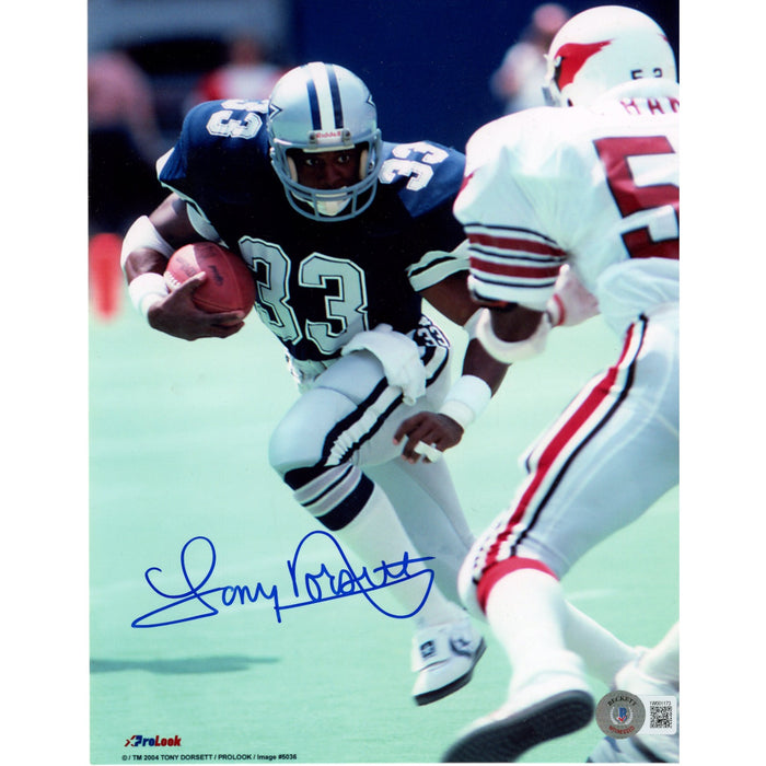 Tony Dorsett Signed Dallas Cowboys 8x10 Photo – Beckett Authenticated