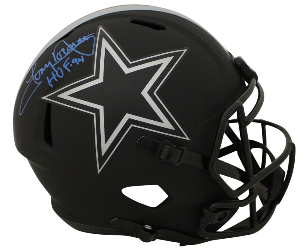 Tony Dorsett Signed Dallas Cowboys Full-Size Eclipse Helmet HOF – Beckett Authenticated-Powers Sports Memorabilia