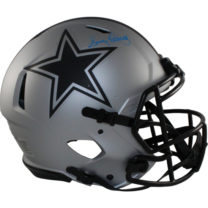 Tony Dorsett Signed Dallas Cowboys Authentic Rave Helmet – Beckett Authenticated-Powers Sports Memorabilia
