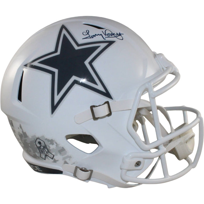 Tony Dorsett Signed Dallas Cowboys Full-Size 24 STS Helmet – Beckett Authenticated-Powers Sports Memorabilia