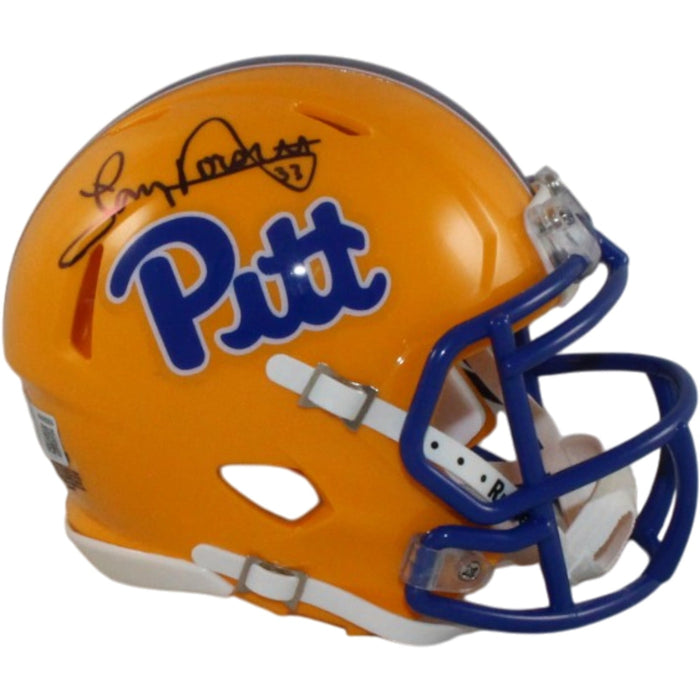 Tony Dorsett Signed Pittsburgh Panthers Gold Mini Helmet – Beckett Authenticated-Powers Sports Memorabilia