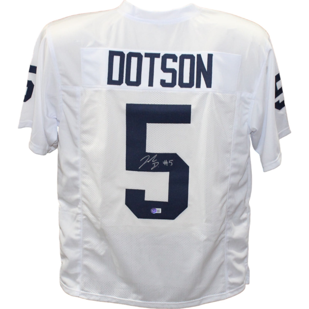 Jahan Dotson Penn State Nittany Lions Signed Jersey - College Style White Beckett Beckett-Powers Sports Memorabilia