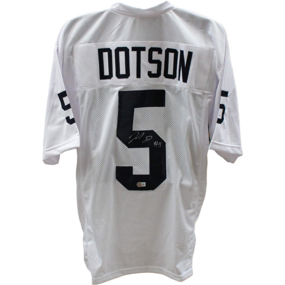 Johan Dotson Penn State Signed Jersey - White College Style Beckett Beckett-Powers Sports Memorabilia
