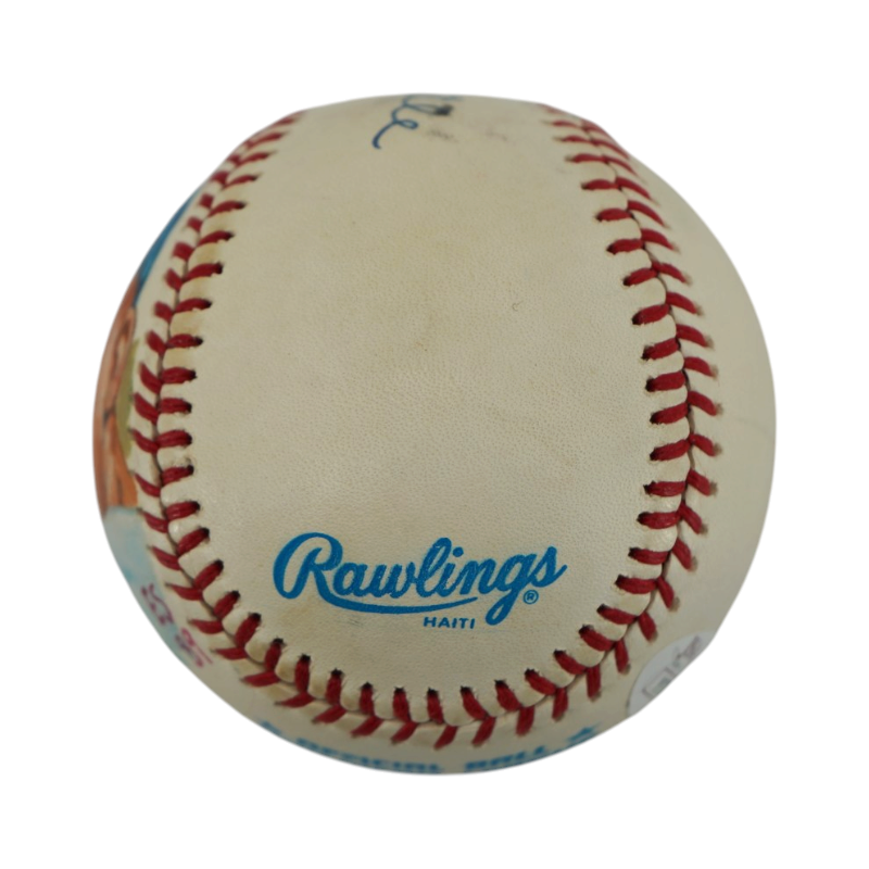 Mickey Mantle New York Yankees Signed OAL Painted Ball (JSA LOA)-Powers Sports Memorabilia