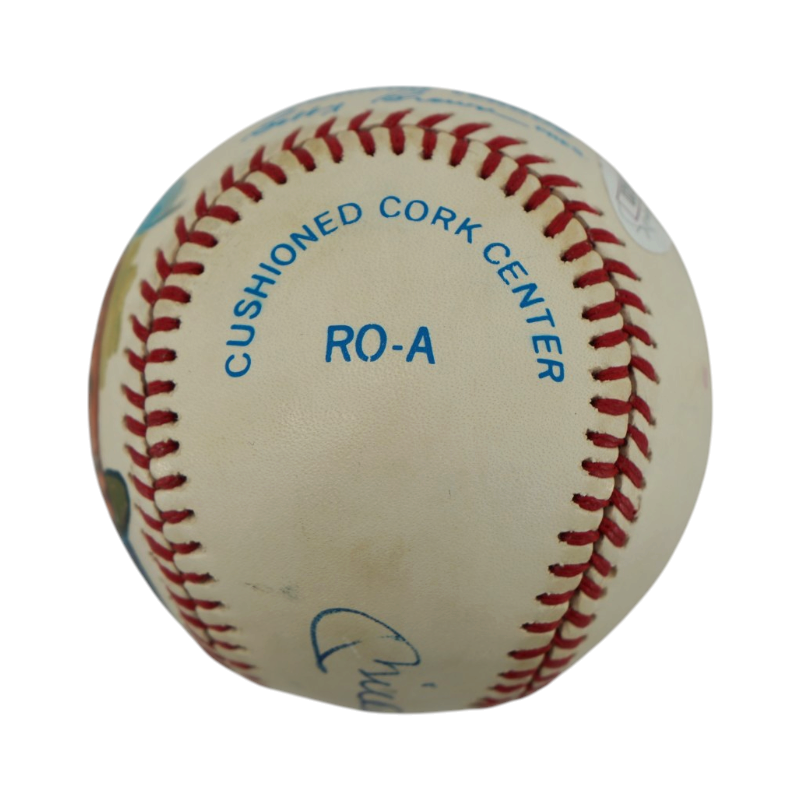 Mickey Mantle New York Yankees Signed OAL Painted Ball (JSA LOA)-Powers Sports Memorabilia