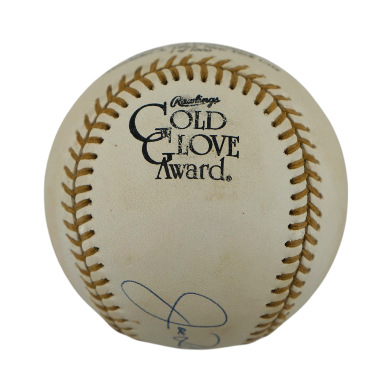 Joe DiMaggio New York Yankees Signed Gold Glove Logo Ball (PSA LOA)-Powers Sports Memorabilia