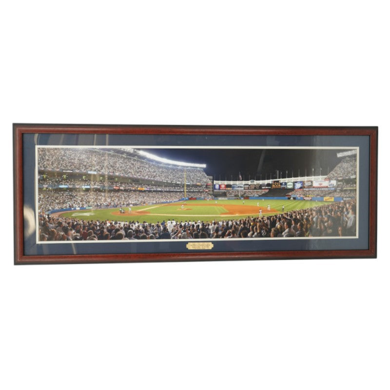Last Pitch at Yankee Stadium 13x47 Framed Panoramic Photo by Rob Arra-Powers Sports Memorabilia