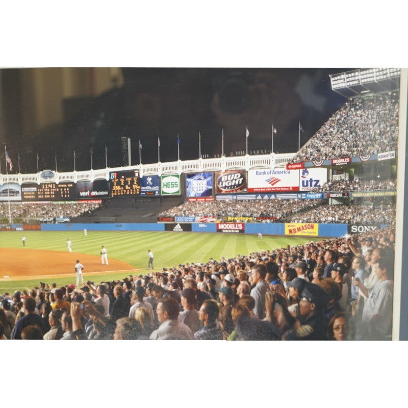 Last Pitch at Yankee Stadium 13x47 Framed Panoramic Photo by Rob Arra-Powers Sports Memorabilia