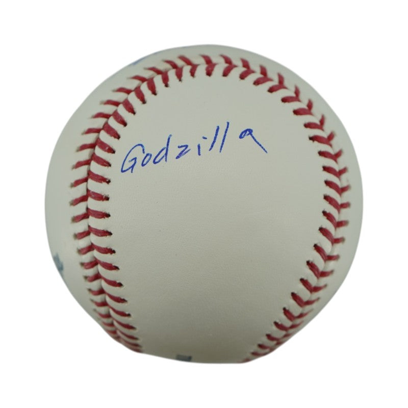 Hideki Matsui New York Yankees Signed Inscribed Godzilla OMLB Baseball-Powers Sports Memorabilia