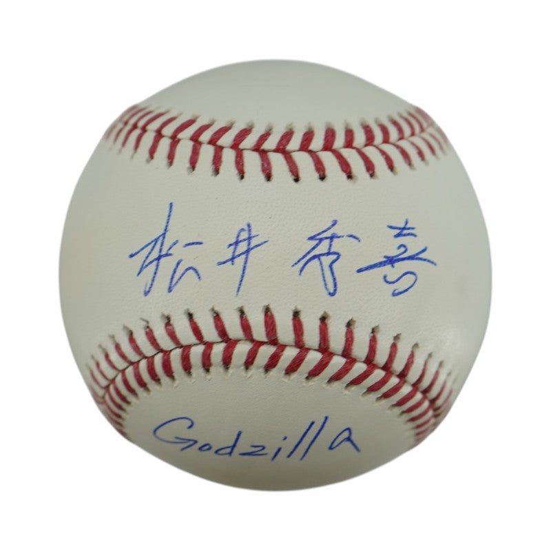Hideki Matsui New York Yankees Kanji Signed Inscribed Godzilla OMLB Baseball-Powers Sports Memorabilia