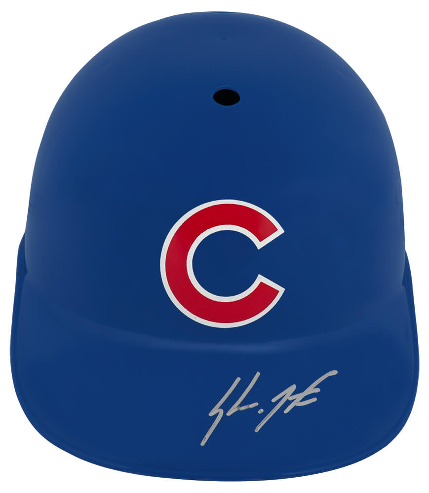 Shawon Dunston Autographed Chicago Cubs Souvenir Replica Batting Helmet-Powers Sports Memorabilia