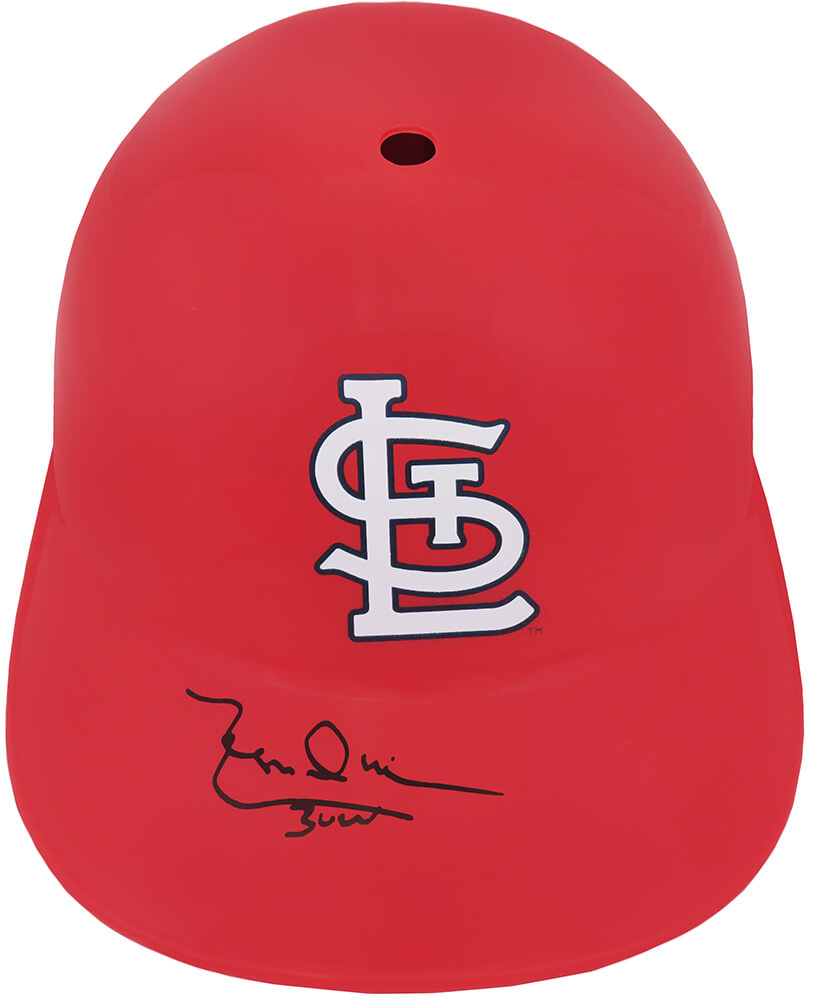 Leon Durham Autographed St Louis Cardinals Souvenir Replica Batting Helmet with Bull-Powers Sports Memorabilia