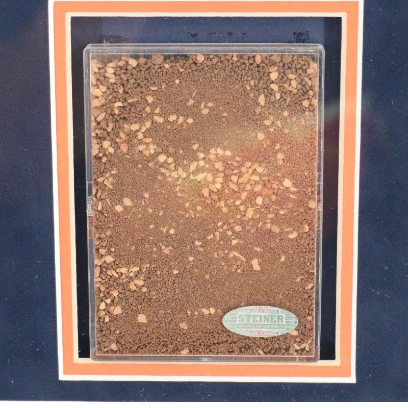 David Wright New York Mets Game Used Dirt & Lineup Card Collage Steiner Holo-Powers Sports Memorabilia