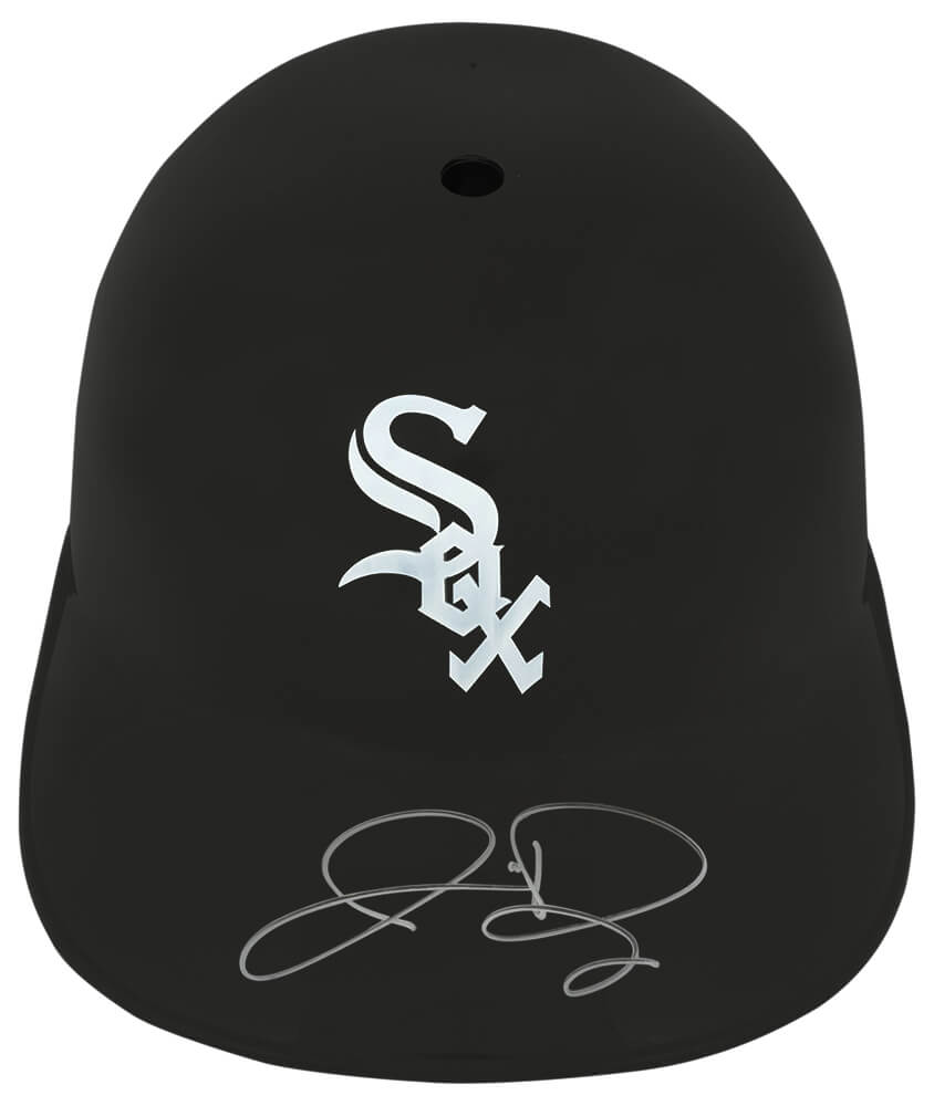 Jermaine Dye Autographed Chicago White Sox Souvenir Replica Batting Helmet-Powers Sports Memorabilia