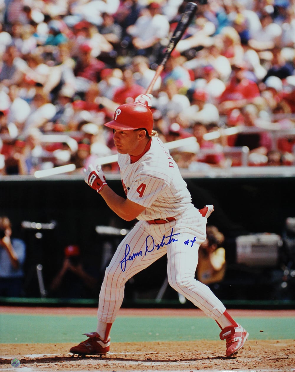 Lenny Dykstra Philadelphia Phillies Signed 16x20 Photo-Powers Sports Memorabilia