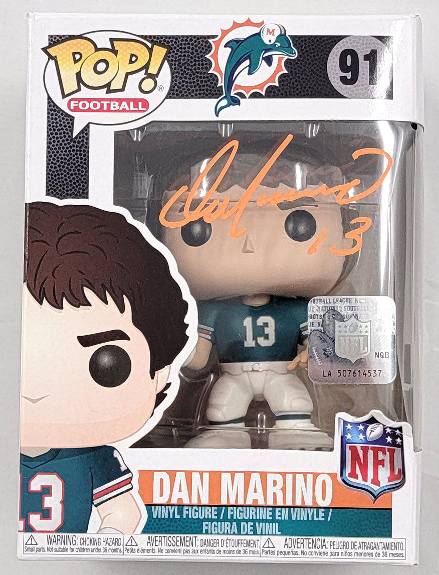 Dan Marino Signed Miami Dolphins Funko Pop - Beckett-Powers Sports Memorabilia