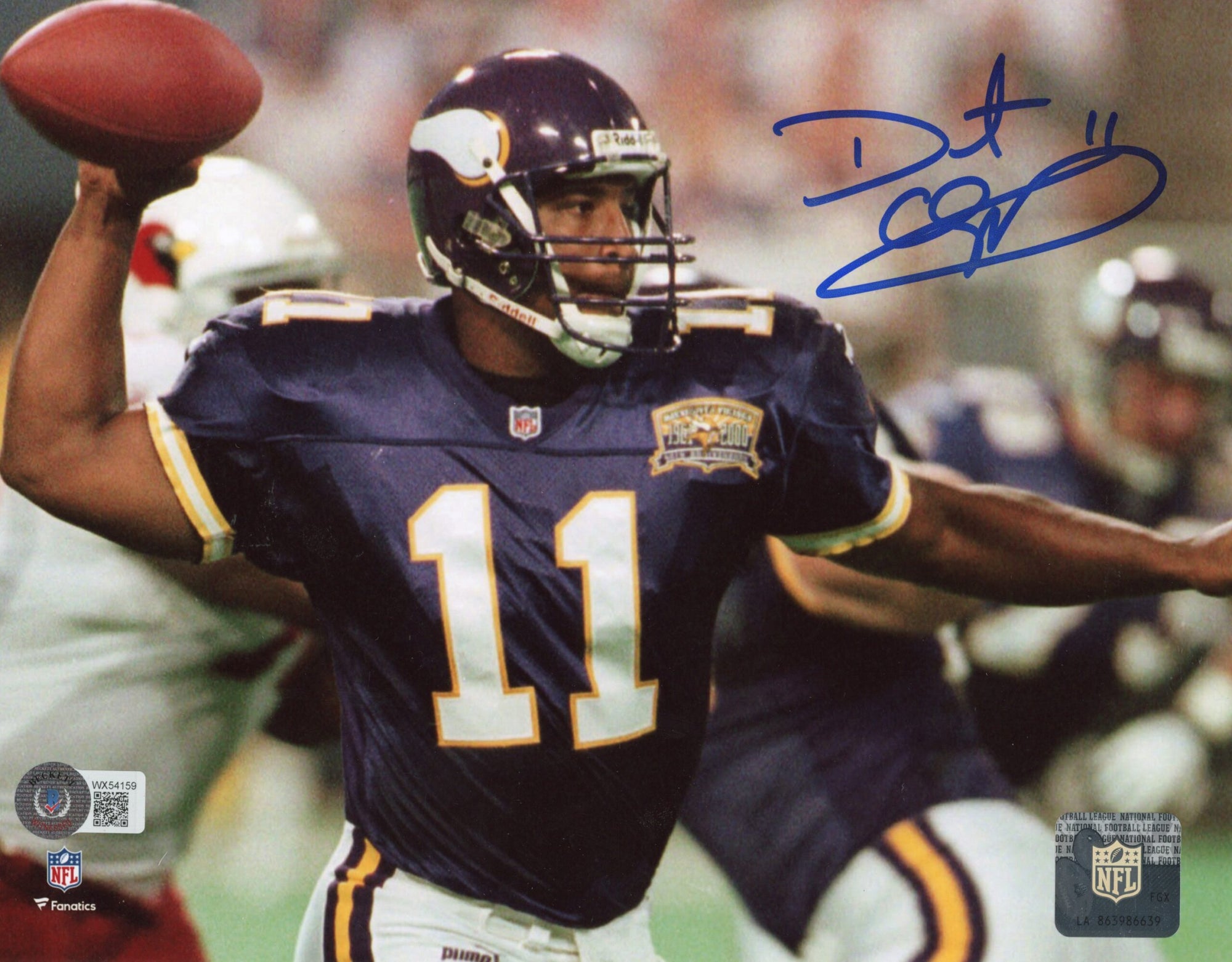 Daunte Culpepper Autograph Signing-Powers Sports Memorabilia