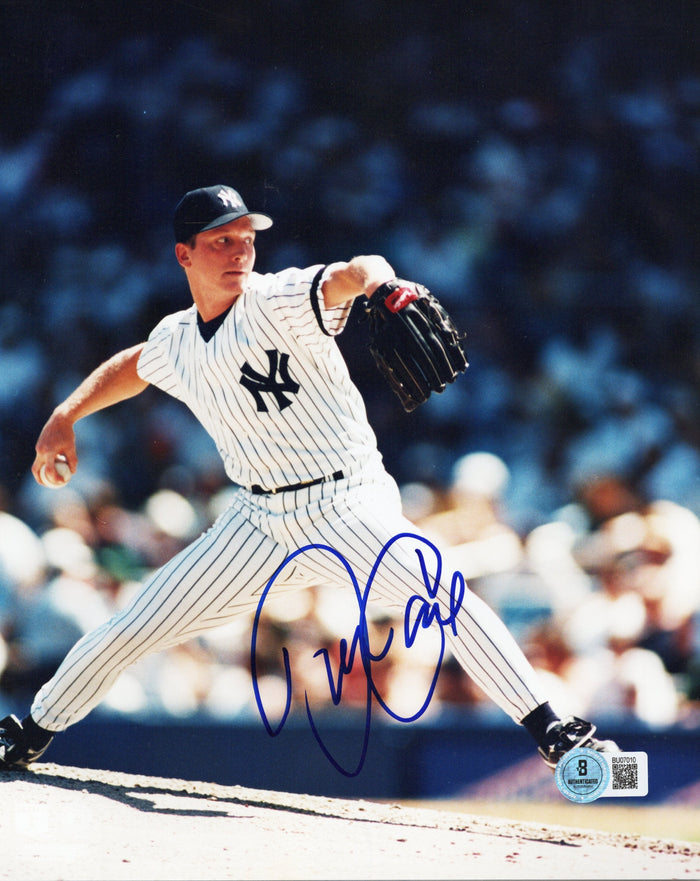 David Cone Signed New York Yankees 8x10 Photo Beckett-Powers Sports Memorabilia