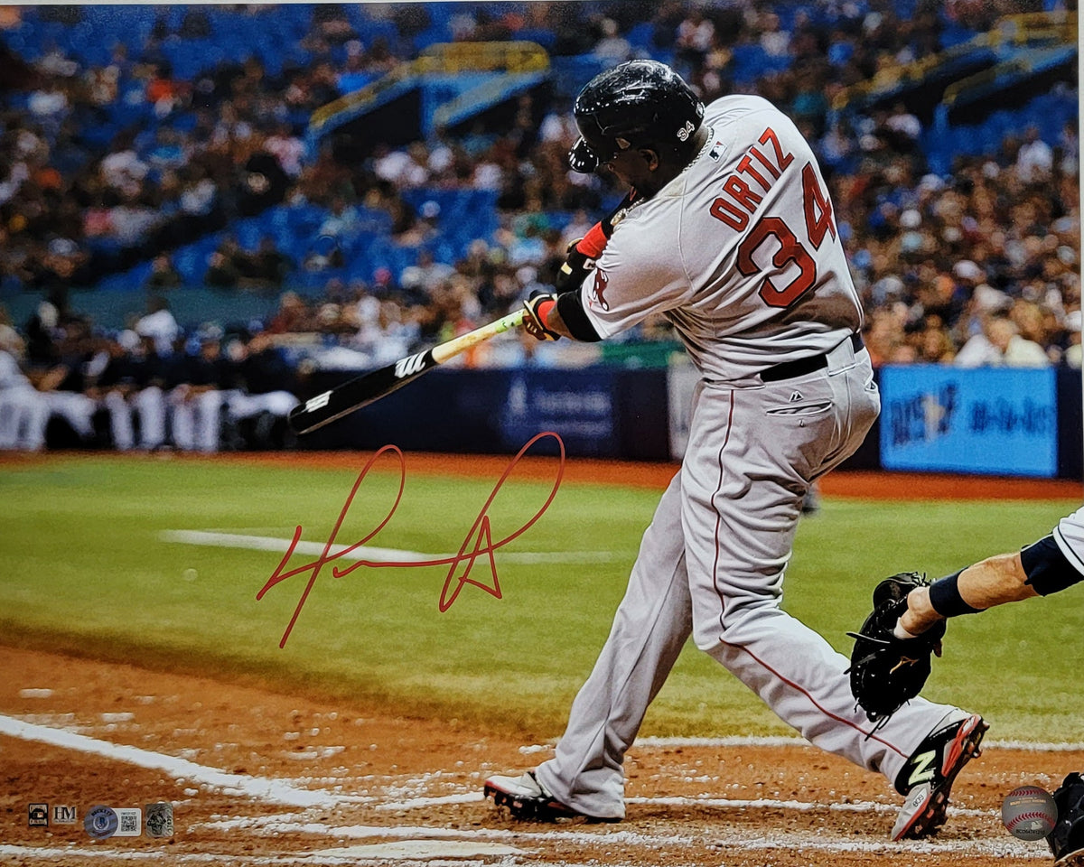 David Ortiz Signed Boston Red Sox 500th Home Run 16x20 Photo - Beckett-Powers Sports Memorabilia
