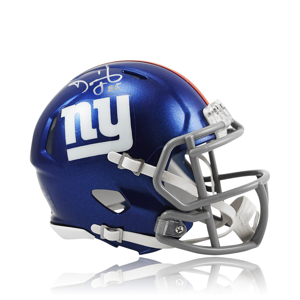 David Tyree New York Giants Signed NFL Football Mini-Helmet-Powers Sports Memorabilia