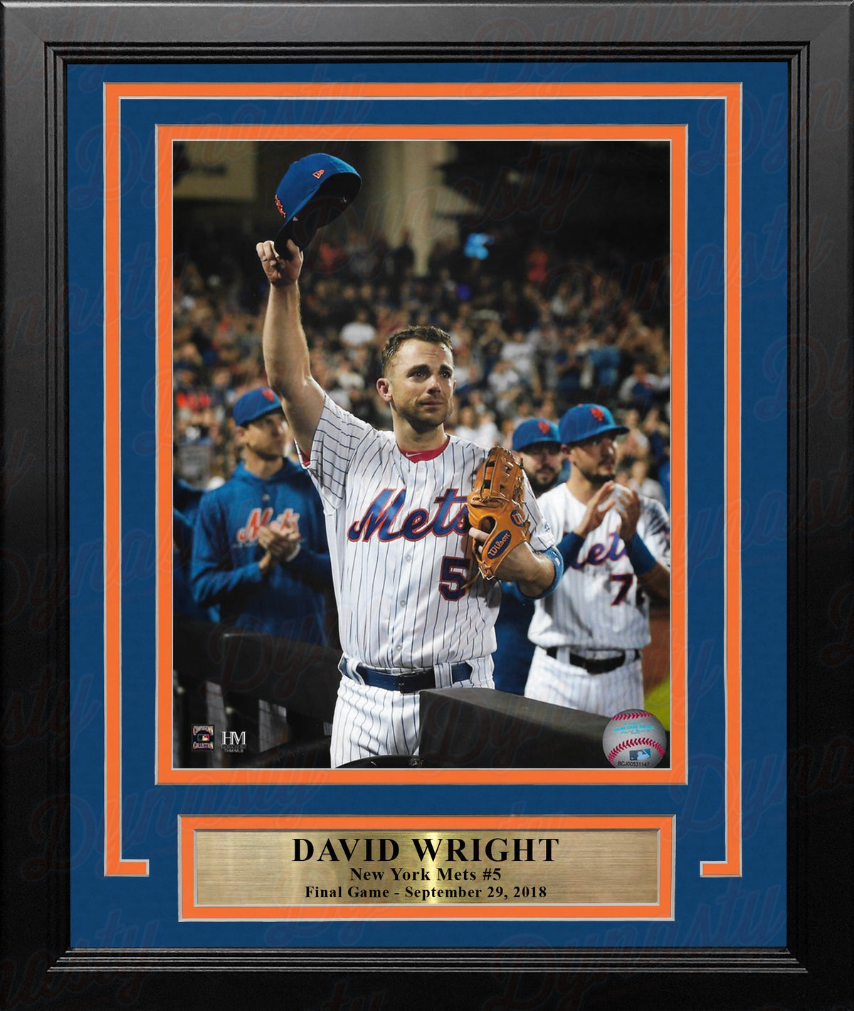 David Wright Final Game New York Mets 8" x 10" Framed Baseball Display Photo-Powers Sports Memorabilia
