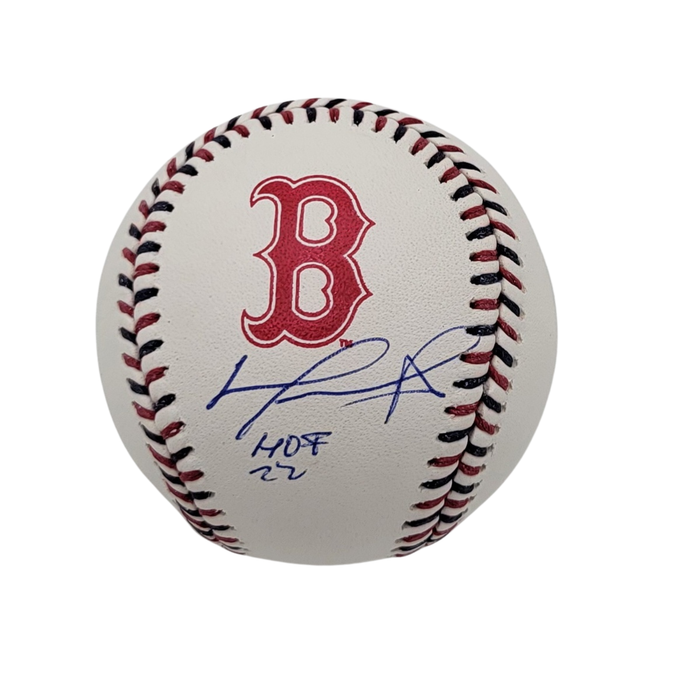 David Ortiz Signed MLB Baseball HOF 22 Beckett Witnessed Red Sox-Powers Sports Memorabilia