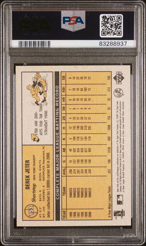 Derek Jeter 2001 Upper Deck Vintage Baseball Card #153 Graded PSA 10-Powers Sports Memorabilia