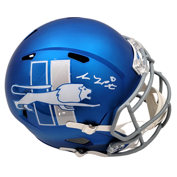 Detroit Lions Signed 2023 ALT Speed Replica Full Size Helmet - Sam LaPorta Signed | - Beckett-Powers Sports Memorabilia