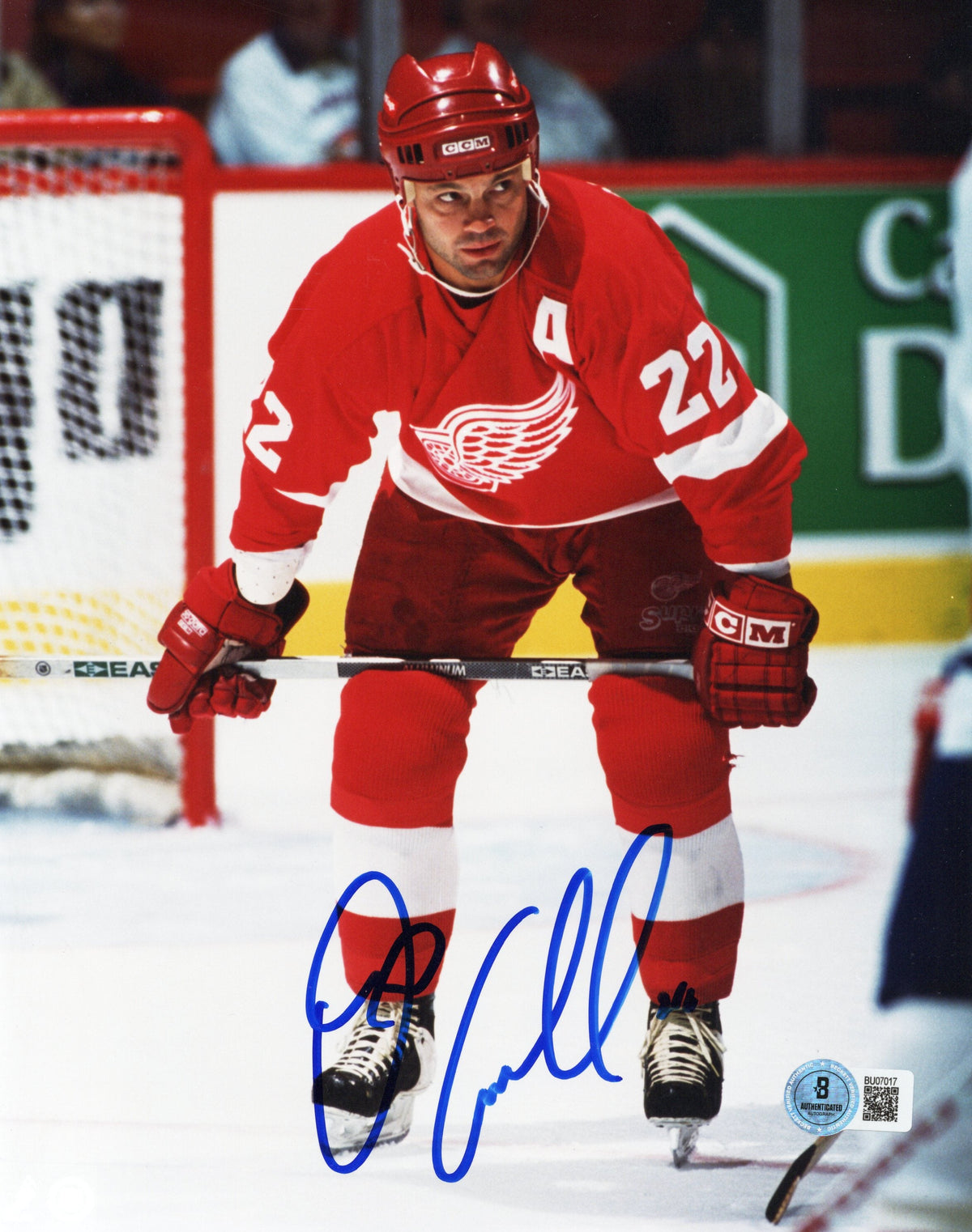 Dino Ciccarelli Signed Detroit Red Wings 8x10 Photo Beckett-Powers Sports Memorabilia